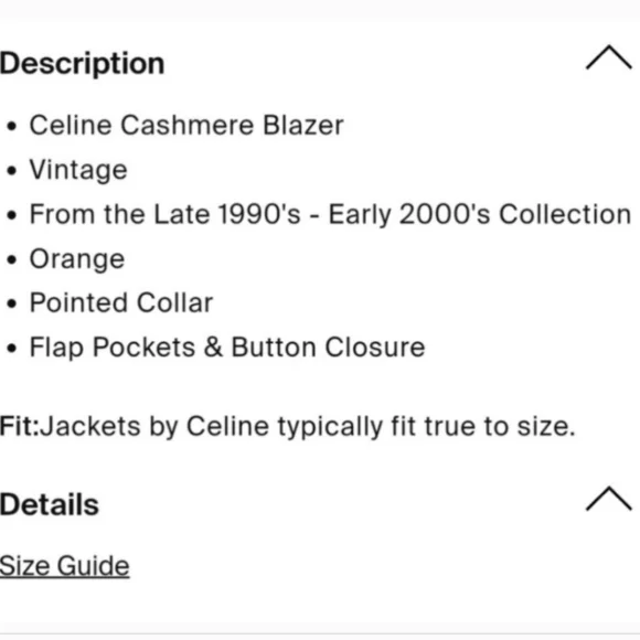 Celine Vintage Cashmere Blazer Coral Pink Size 44 (US 12) - Picture 11 of 13